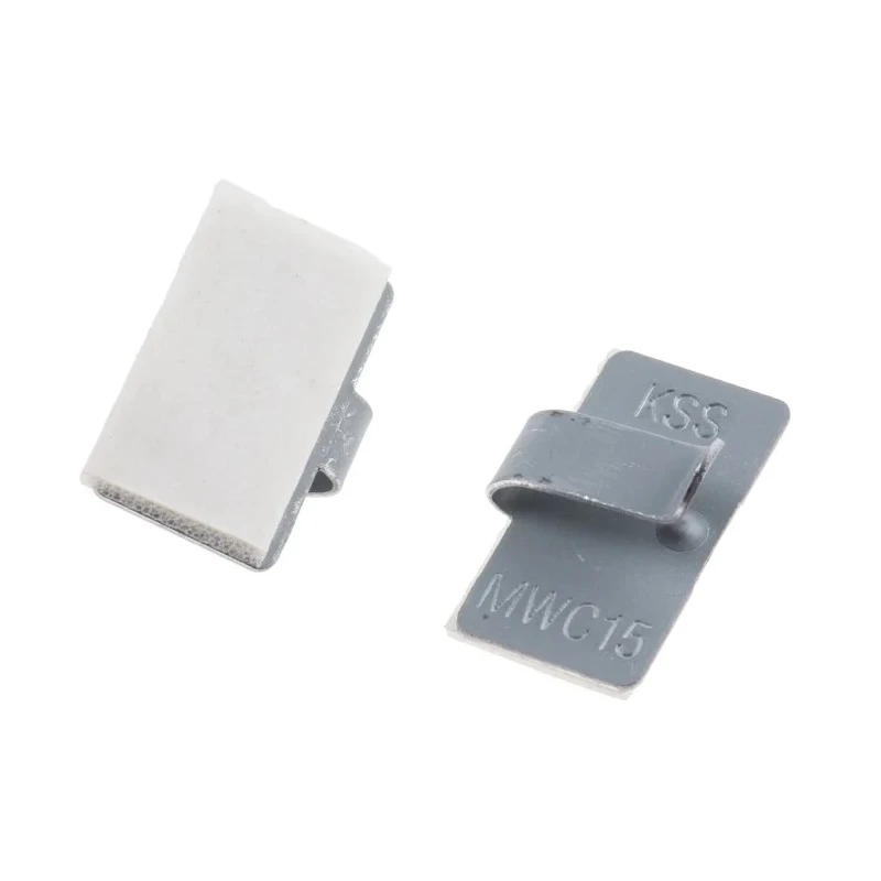 RS PRO White Metal Cable Clip Self-Adhesive 19.4 mm x 10 mm x 0.5 mm 817-8921