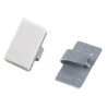 RS PRO White Metal Cable Clip Self-Adhesive 19.4 mm x 10 mm x 0.5 mm 817-8921