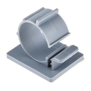 RS PRO Grey Polyamide 66 Self-Adhesive Cable Clip, 18 mm Max Bundle Diameter, 30 mm Length, 24.5 mm Width 817-8971
