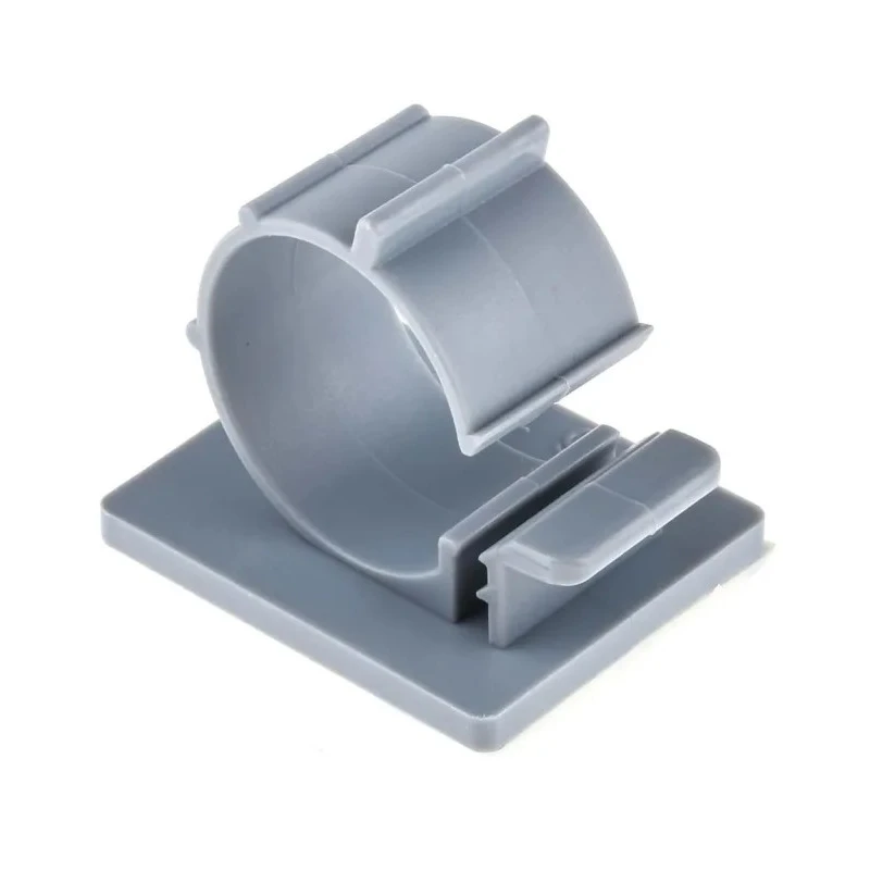 RS PRO Grey Polyamide 66 Self-Adhesive Cable Clip, 18 mm Max Bundle Diameter, 30 mm Length, 24.5 mm Width 817-8971