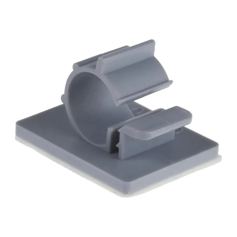 RS PRO Grey Polyamide 66 Cable Clip Self-Adhesive 10 mm Max Bundle Diameter 30 mm Length 24.5 mm Width 817-8978