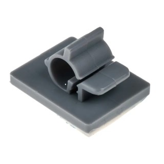 RS PRO Grey Polyamide 66 Self-Adhesive Cable Clip 7 mm Max Bundle Diameter 25 mm Length 20 mm Width 817-8974