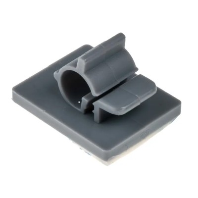 RS PRO Grey Polyamide 66 Self-Adhesive Cable Clip 7 mm Max Bundle Diameter 25 mm Length 20 mm Width 817-8974