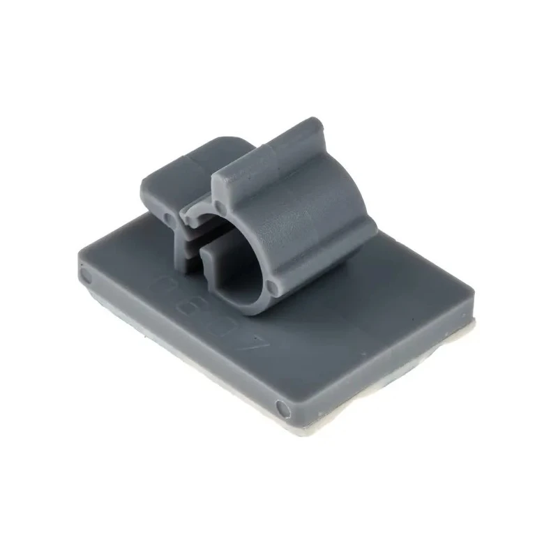 RS PRO Grey Polyamide 66 Self-Adhesive Cable Clip 7 mm Max Bundle Diameter 25 mm Length 20 mm Width 817-8974