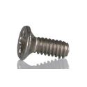 RS PRO Pozidriv Countersunk Stainless Steel Machine Screw 5 mm M2 179-5668
