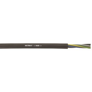 Lapp H07RN-F 2 Core Black Rubber Power Cable 60 °C, 100m Length Germany H07RN-F