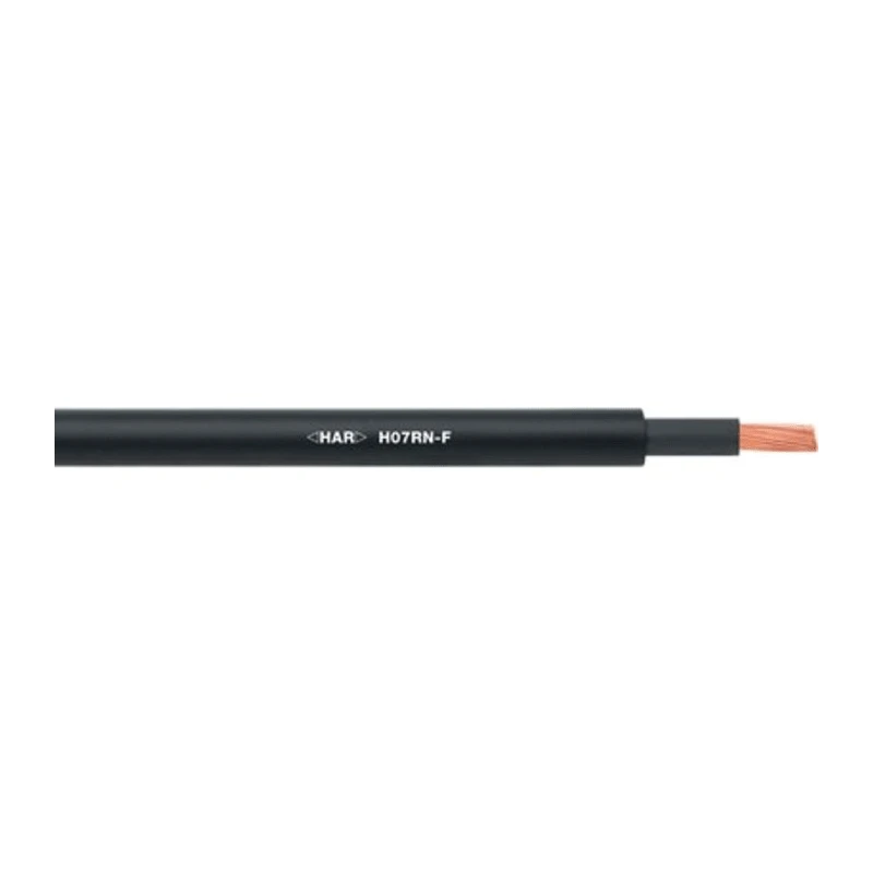 Lapp Power Cable 2 Core Black Rubber Sheath 100m Length 60°C H07RN-F