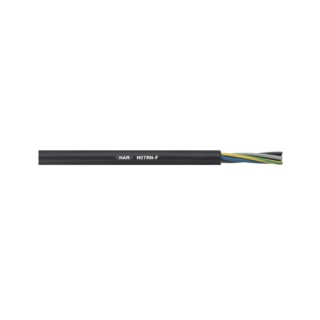 Lapp Heavy-Duty 4 Core Black Rubber Insulated Power Cable 450/750 V 60°C 100m H07RN-F