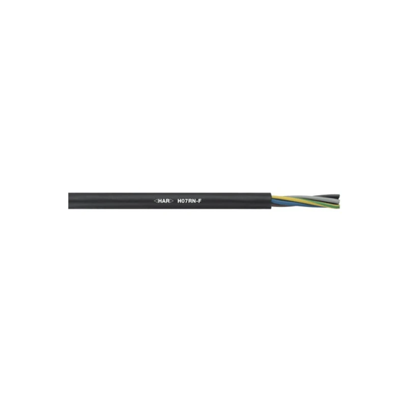 Lapp Heavy-Duty 4 Core Black Rubber Insulated Power Cable 450/750 V 60°C 100m H07RN-F