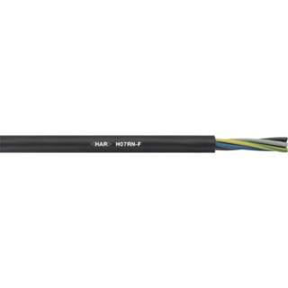 Lapp Rubber Insulated 5 Core Black Power Cable, 100m Length, 60°C Max Operating Temperature H07RN-F