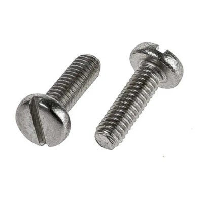 RS PRO Slot Pan Stainless Steel Machine Screw 10 mm M1.6 179-5696