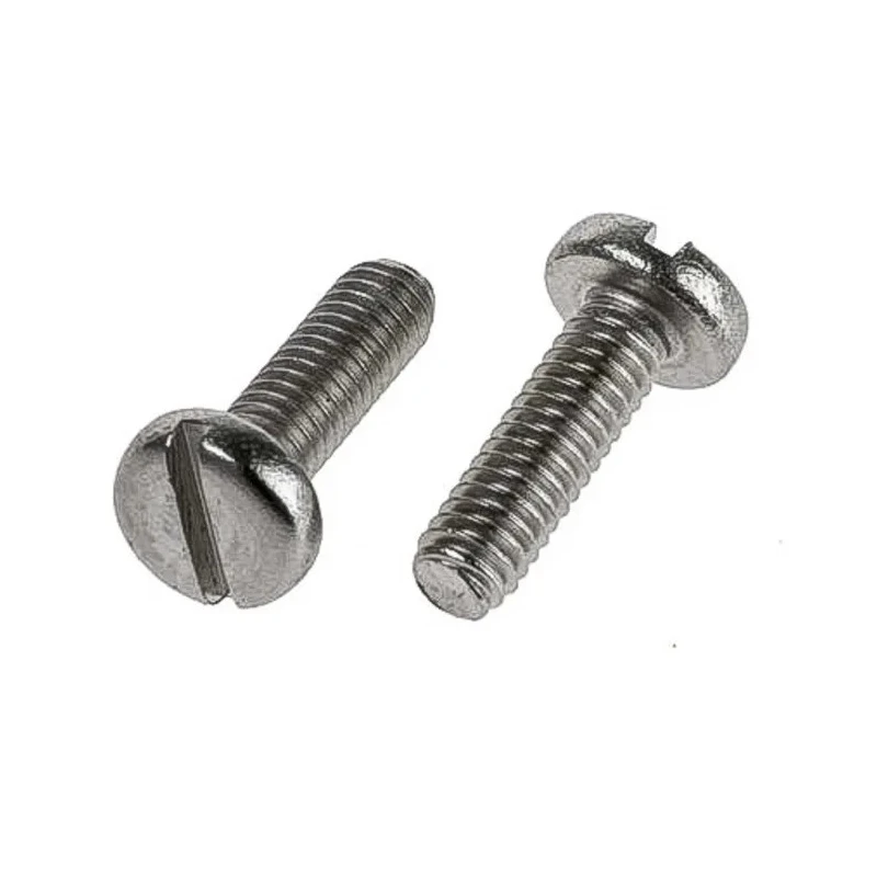RS PRO Slot Pan Head Stainless Steel Machine Screw M1.6 Thread 6 mm Length 179-5694
