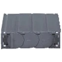 Igus Polymer Metal Cable Trunking Accessory Cable Chain Mounting Bracket Black 5mm Height 199mm Width 1680.175.14