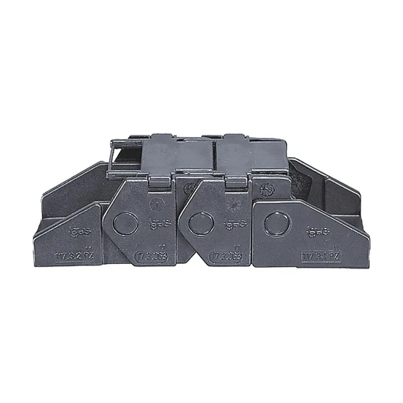 Igus Polymer Cable Trunking Accessory Cable Chain Mounting Bracket Black 32 mm Height 76 mm Width 117.5.12P