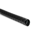 HellermannTyton Spiral Cable Wrap Black Polypropylene 25-29 mm Diameter 1m Length SPF Series 162-20250 SPF25-PP-BK