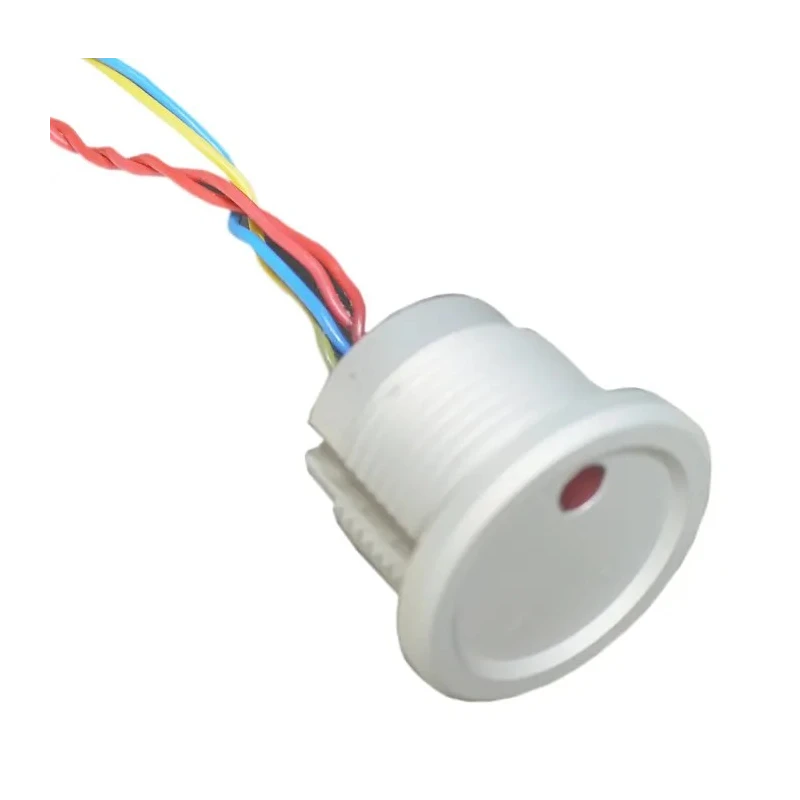 CAMDENBOSS Illuminated Momentary Piezo Switch, SPST, IP68 Wire, 200mA, 22.5 mm Panel Cutout, 70°C Max CPS22IR-ALNA-24RG