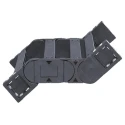 Igus Polymer Metal Cable Trunking Accessory, Cable Chain Mounting Bracket, Black, 64mm Width E4.420.10.1.12