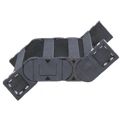 Igus Polymer Metal Cable Trunking Accessory, Cable Chain Mounting Bracket, Black, 64mm Width E4.420.10.1.12