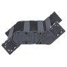 Igus Polymer Metal Cable Trunking Accessory, Cable Chain Mounting Bracket, Black, 64mm Width E4.420.10.1.12