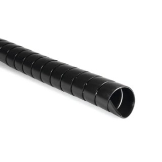 HellermannTyton Spiral Cable Wrap Black Polypropylene 35-39 mm Diameter 1 m Length 162-20350 SPF35-PP-BK