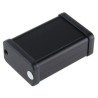 Hammond 1455 Series Aluminium Black Black Lid Enclosure IP54 25mm x 60mm x 45mm 1455D601BK