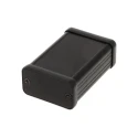 Hammond 1455 Series Aluminium Black Black Lid Enclosure IP54 25mm x 60mm x 45mm 1455D601BK