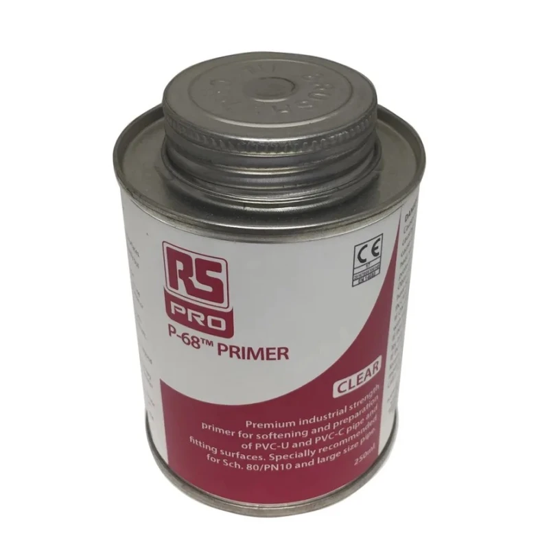 RS PRO Solvent-Based Tin Primer for PVC-U and PVC-C Plastic Pipes and Fittings 179-6159