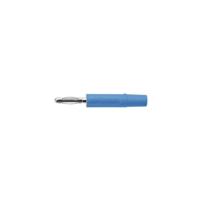 Schutzinger Red Male Banana Plug 2 mm Connector, Solder Termination, 33 V ac, 70 V dc, 10 A, Nickel Plating FK 02 L Ni / RT