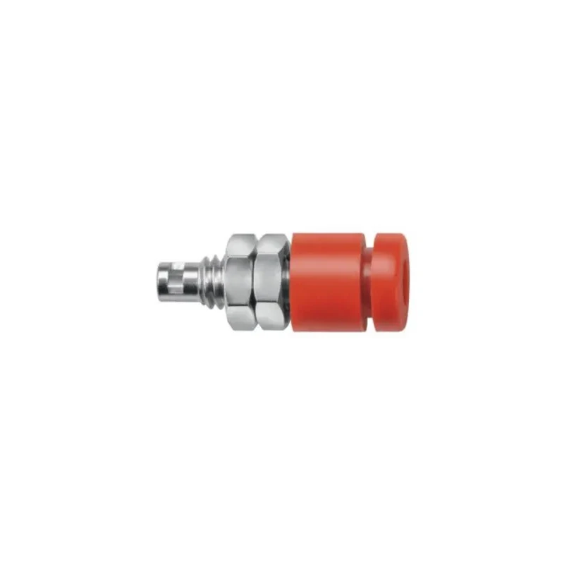 Schutzinger Red Female Banana Socket 2 mm Connector, Solder Termination, 33 V AC, 70 V DC, 10 A, Nickel IBU 2011 Ni / RT