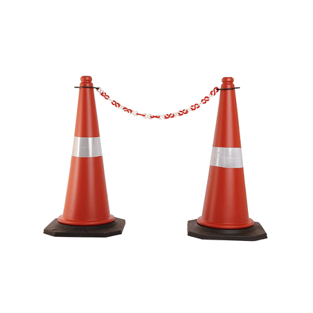 Buy Health Safe Chain Plastic Barricade Traffic Safety Cone