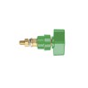 Schutzinger Green 4 mm Insulated Brass Terminal Post 1kV M8 x 0.75 Thread 100A POL 102 L / GN