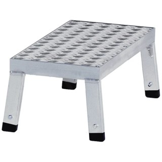 Zarges Aluminium Work Platform 0.2m Platform Height, 555mm Width, 5 Steps, Load Capacity 150kg 40261