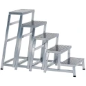 Zarges Aluminium Work Platform 0.6m Height 555mm Width Load Capacity 150kg Model 40263