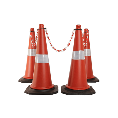 Buy Health Safe Chain Plastic Barricade Traffic Safety Cone