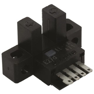 Omron Through Beam Photoelectric Sensor Fork Style, 5 mm Detection Range, NPN Output, IP50, 24V DC EE-SX471