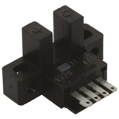 Omron Through Beam Photoelectric Sensor Fork Style, 5 mm Detection Range, NPN Output, IP50, 24V DC EE-SX471
