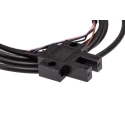 Omron Through Beam Photoelectric Sensor, Slot Style, 5 mm Detection Range, Infrared Light, NPN Output, IP50 EE-SX670-WR 1M