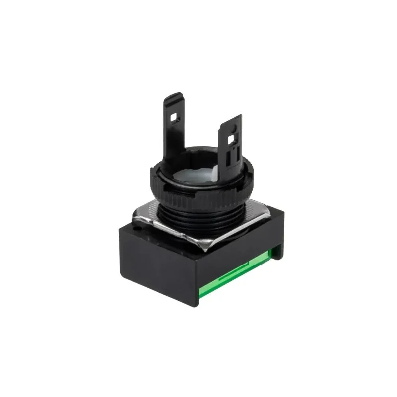 Omron Illuminated Push Button Switch Panel Mount DPDT Contact Configuration 16 mm Cutout Green LED IP65 30 V A165L-JGM-24D-2