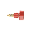 Schutzinger 4 mm Red Insulated Terminal Post, 1kV, M8 x 0.75 Thread, 100A POL 102 L / RT