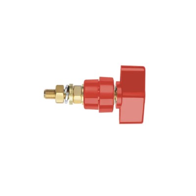 Schutzinger 4 mm Red Insulated Terminal Post, 1kV, M8 x 0.75 Thread, 100A POL 102 L / RT