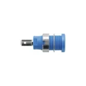 Schutzinger Red Female Banana Socket, 4 mm Connector, 1 kV Voltage, 24 A Current, Nickel Plating SEB 7077 Ni / RT