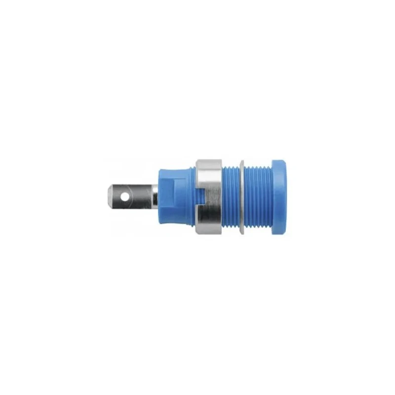 Schutzinger Red Female Banana Socket, 4 mm Connector, 1 kV Voltage, 24 A Current, Nickel Plating SEB 7077 Ni / RT