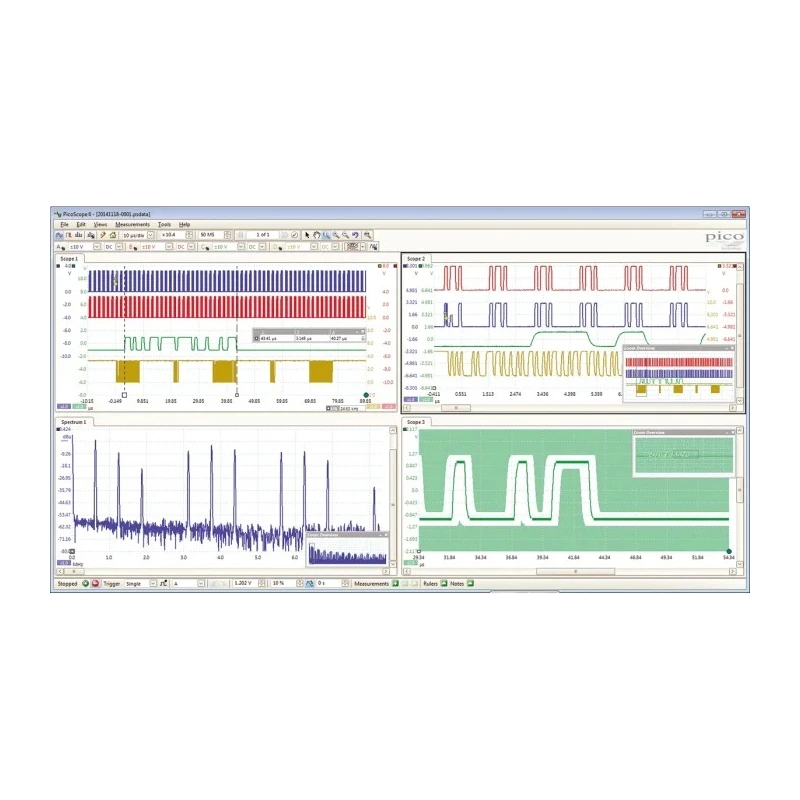 Pico Technology PC Based Oscilloscope 70 MHz Bandwidth, 4 Channel, USB 3.0 Interface PicoScope 3404D MSO