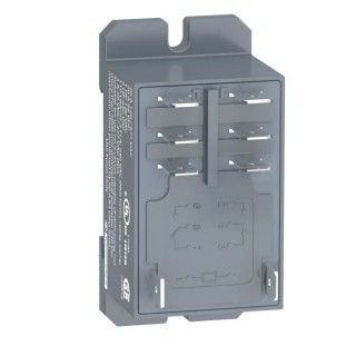 Schneider Electric DIN Rail Power Relay 24V AC Coil 25A Switching Current DPDT RPF2BB7