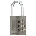 RS PRO Aluminium Combination Padlock Weatherproof 5 mm Shackle 31.5 mm Body 34601 145/30 Black