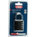 RS PRO Aluminium Combination Padlock Weatherproof 6 mm Shackle Diameter 26 mm Shackle Length Black 41.5 34605 145/40 Black