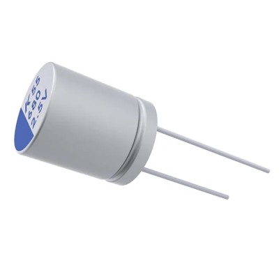 KEMET 1 mF Through Hole Polymer Capacitor 16V dc Electrolytic Solid A755MS108M1CAAE012