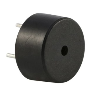 RS PRO Surface Mount Buzzer 7V DC 80 dB at 1m, Black Polybutylene Terephthalate Housing 179-7427