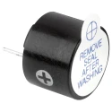 RS PRO Buzzer Through Hole 15V 85 dB @ 1m AC Continuous Tone Black Noryl Housing 179-7450