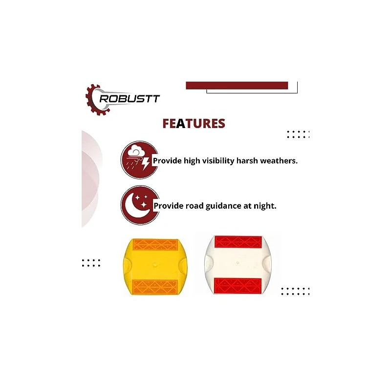  robustt-road-reflector-white-and-red-plastic-abs-road-stud-set-of-20-pieces-58214-1